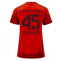 Billiga Bayern Munich Aleksandar Pavlovic #45 Hemma fotbollskläder Dam 2024-25 Kortärmad